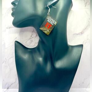 New Stephen King IT earrings, original book cover